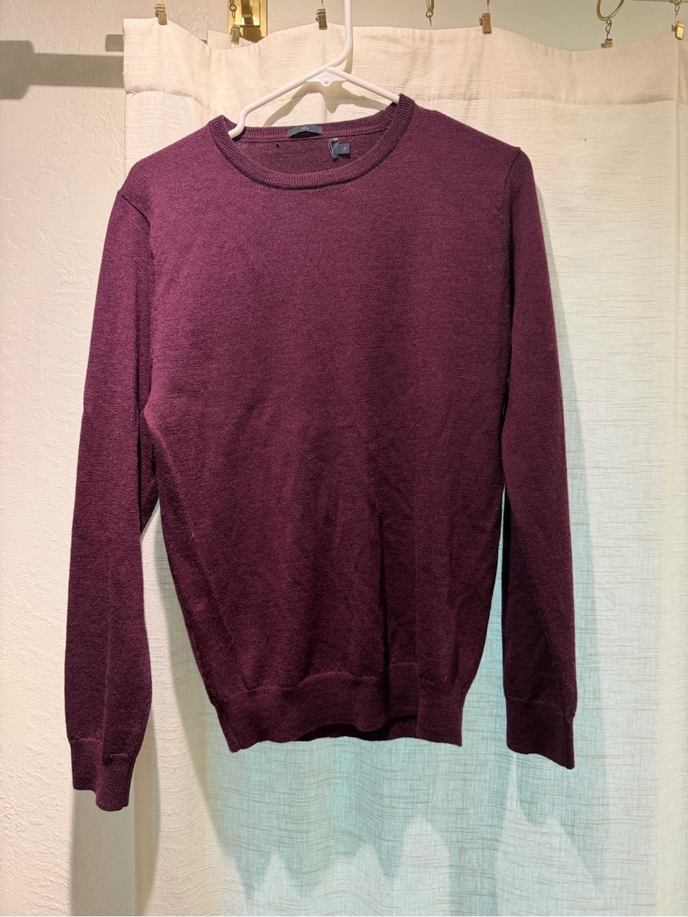 J Crew Burgundy Slim Fit Sweater (Men’s Small)